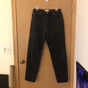 Vintage Classic Gap Black Mom Jeans